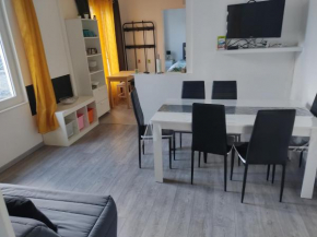 appartement individuelle refais a neuf,ds maison de maître,6 couchages dont un lit kingsize,cuisine avec lave vaisselle,rue privative pour se garer, accessibilité au jardin